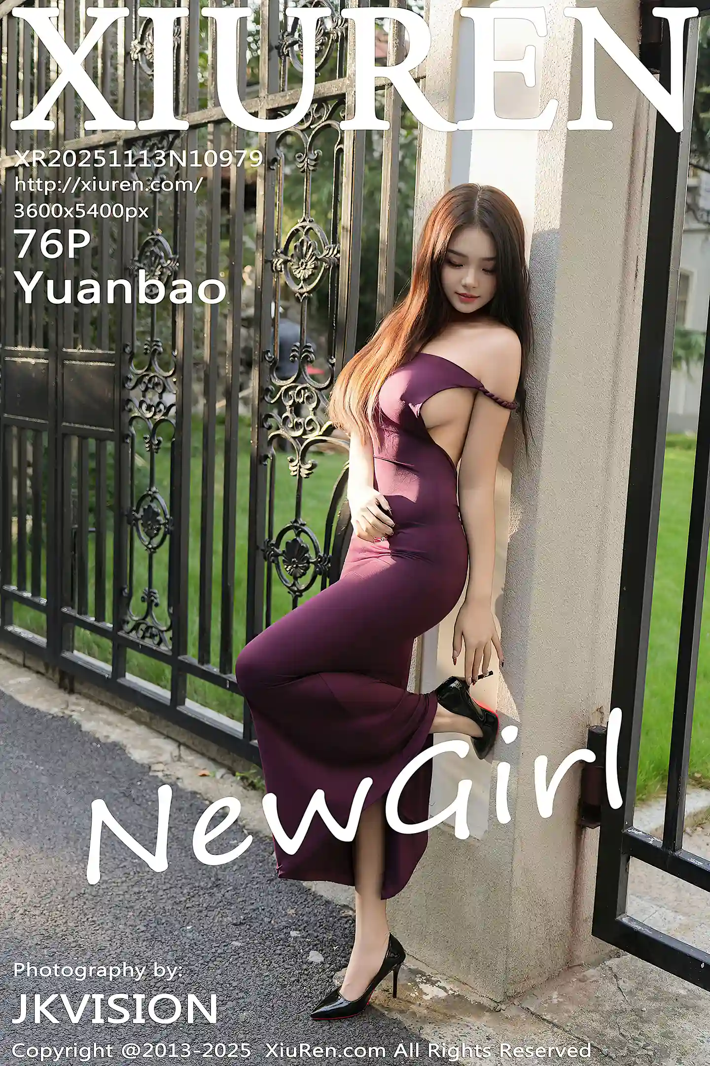[XiuRen秀人网]No.10979_新人模特Yuanbao性感紫色连衣裙露黑色情趣内衣秀丰满身材写真76P-秀人网 - XiuRen.Pro